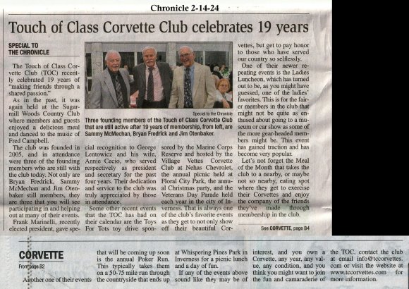 Chronicle 19th Anniversary 2-14-24