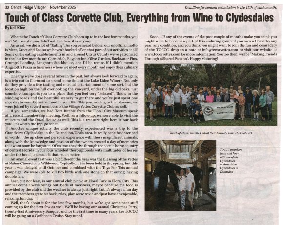 Central Ridge Villager November 2025