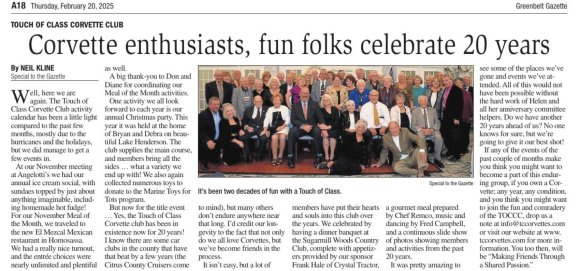 Geenbellt Gazette 20th 2-20-25
